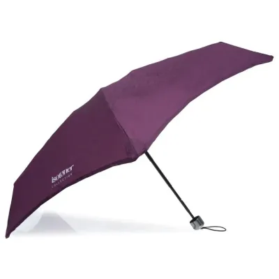 Mini Parapluie X-TRA Solide Manuelle Prune - Isotoner