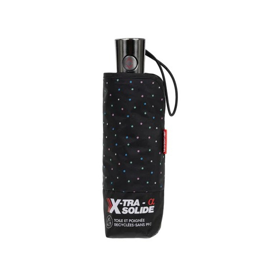 Mini Umbrella X-TRA Solid Automatic Mini Polka Dot - Isotoner