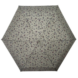 Parapluie Mini Ultra Slim Leopard kaki - Isotoner