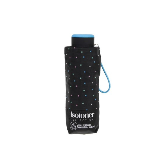 Parapluie Mini Ultra Slim Mini pois - Isotoner