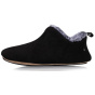Chaussons Bottillons Bas Fausse Fourrure Noir- Isotoner