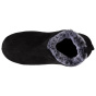 Low Bootie Slippers with Faux Fur Black - Isotoner
