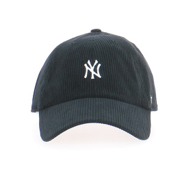 47 CAP MLB NEW YORK YANKEES CORD BASE RUNNER CLEAN UP BLACK Cap