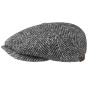Hatteras Black and Gray Herringbone Cap - Stetson
