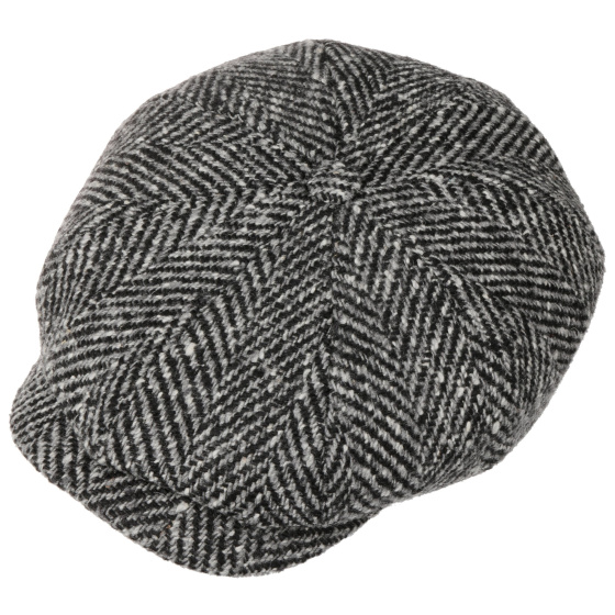 Casquette Hatteras Chevrons Noir et Gris - Stetson