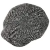 Casquette Hatteras Chevrons Noir et Gris - Stetson Reference : 3035 | Chapellerie Traclet
