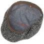 Hatteras Black and Gray Herringbone Cap - Stetson