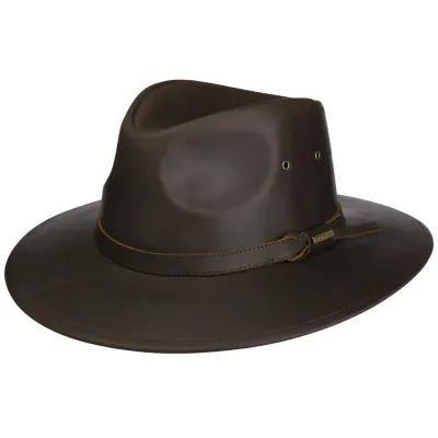 Traveller Hat Spokane Brown Leather - Stetson Reference: 22360| Traclet Hat Shop
