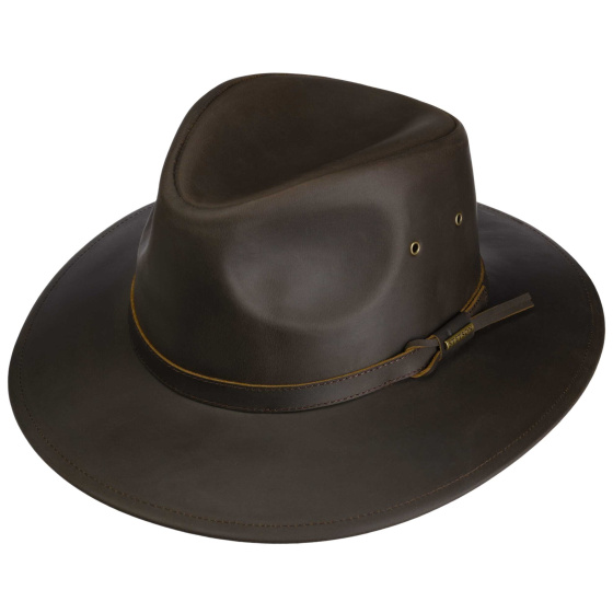 Chapeau Traveller Spokane Cuir Marron - Stetson