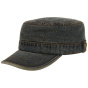 Washed Denim Military Cotton Cap - Stetson