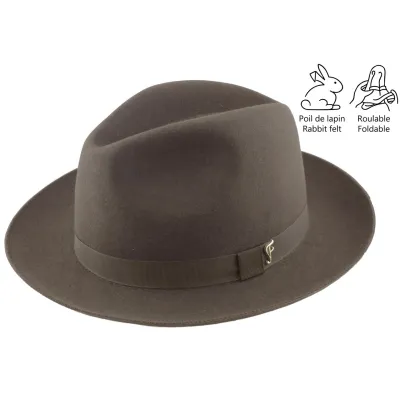 Chapeau Fédora Le Chazelles Feutre Poil Vison - Fléchet Reference : 799 | Chapellerie Traclet