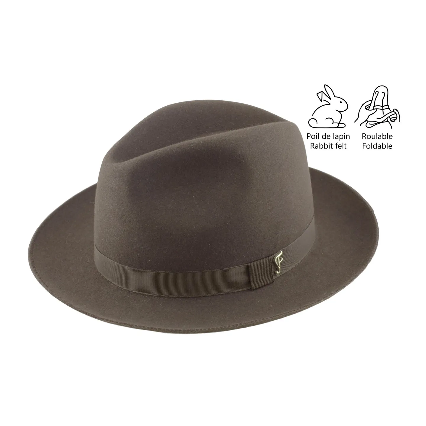 Chapeau Fédora Le Chazelles Feutre Poil Vison - Fléchet Reference : 799 | Chapellerie Traclet