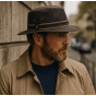 Sintra Waterproof Oiled Cotton Hat Brown - Flechet