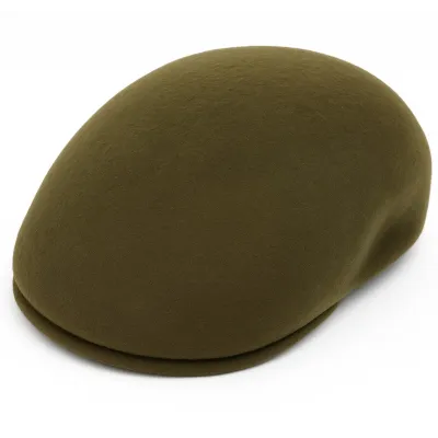 Casquette Bombée Ascot Laine Loden - Traclet