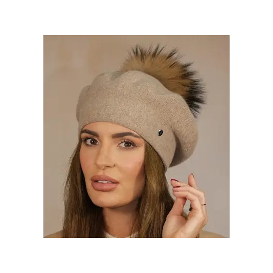 Béret Femme Lucie à Pompon - Fléchet