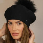 Women's Lucie Beret with Pompom - Fléchet
