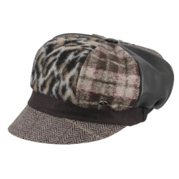 Ravenne Patchwork Newsboy Cap - Fléchet