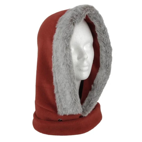 Tavira Polar Fleece Faux Fur Hood - Fléchet