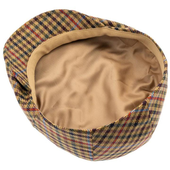 Edward Checked Camel Cap CTH Ericson