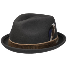Chapeau Trilby Faenza Feutre Woolfelt Anthracite - Stetson