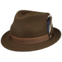 Chapeau Trilby Potenza Woolfelt Feutre Camel - Stetson