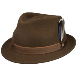 Camel Woolfelt Trilby Hat - Stetson