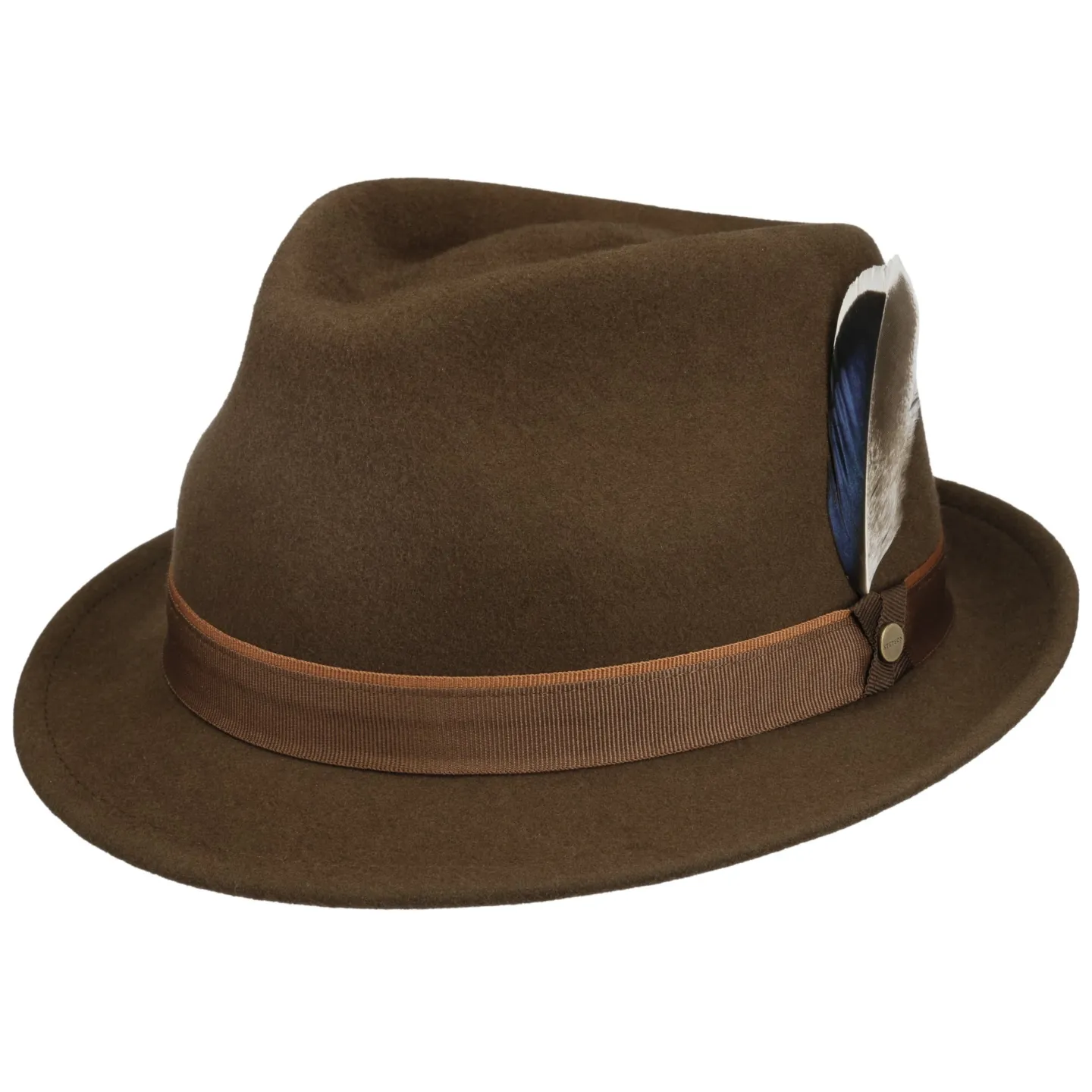 Camel Woolfelt Trilby Hat - Stetson Reference: 22398| Chapellerie Traclet