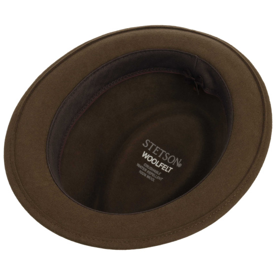 Chapeau Trilby Potenza Woolfelt Feutre Camel - Stetson