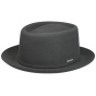 Stetson Brindisi Woolfelt Grey Porkpie Hat
