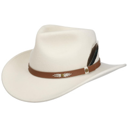 White Felt Cheyenne Cowboy Hat - Stetson