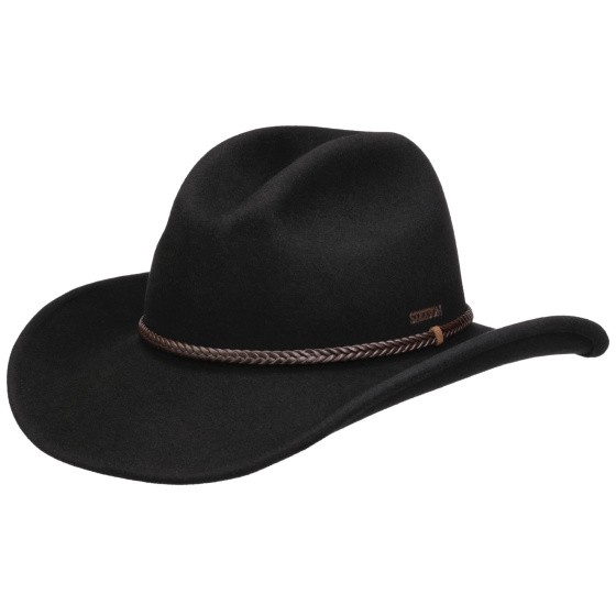 Stetson Black Felt Western Bolzano Hat