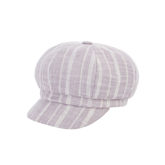 Light Gray Daniela Newsboy Cap - Traclet