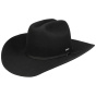 Black Woolfelt Western Bergame Hat - Stetson