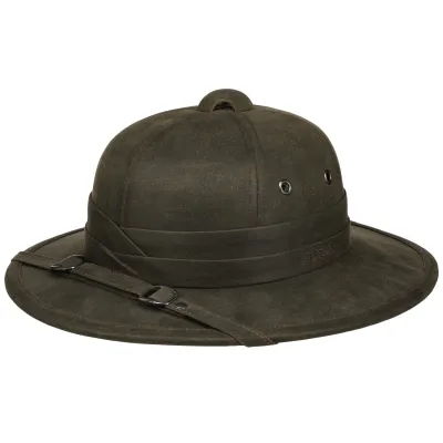 Brown Pith Helmet Colonial Hat UPF 80 - Stetson Reference: 22413| Chapellerie Traclet