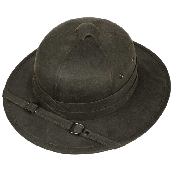 Casque Colonial Pith Helmet Marron UPF 80 - Stetson