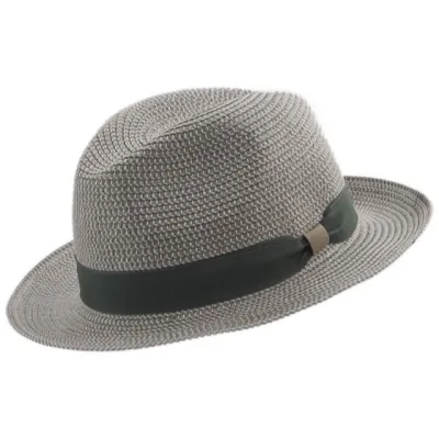 Franko Grey Straw Traveller Hat UPF50+ - Traclet reference 22094 traclet hat shop