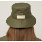 Olive Wide Brim Canvas Hat UPF 50+ - Tilley