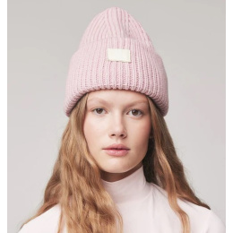 Pink Merino Wool Alpine Beanie - Tilley