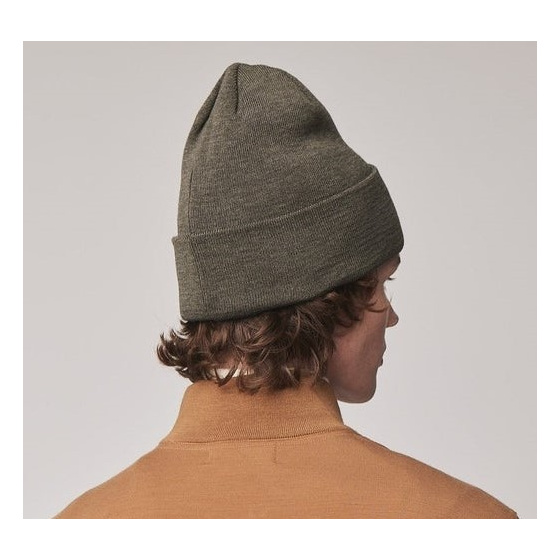 The Merino Wool Beanie Olive - Tilley