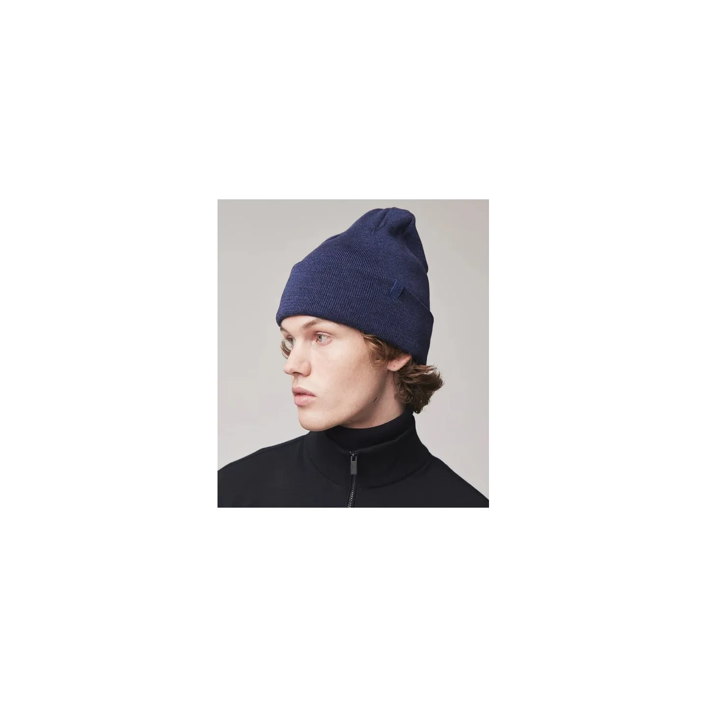 The Merino Wool Beanie Navy Blue - Tilley ref 22429 - traclet hat shop