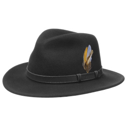 Stetson - Black Vitafelt Rutherford Traveller Hat
