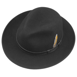 Chapeau Traveller Rutherford Vitafelt Noir - Stetson