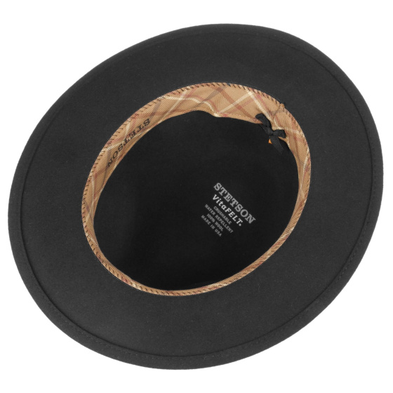 Chapeau Traveller Rutherford Vitafelt Noir - Stetson