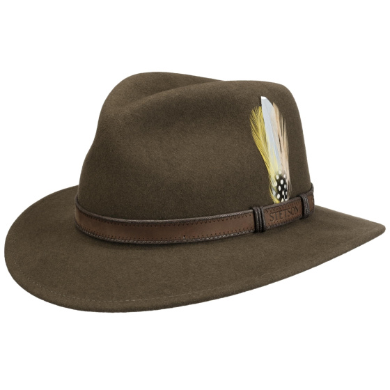 Traveller Hat Rutherford Vitafelt Taupe - Stetson