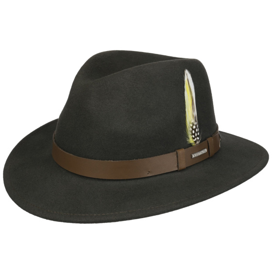 Traveller Hat Lubbock Vitafelt Brown - Stetson