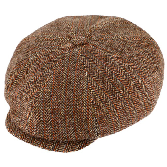 Irish Cap Andria Virgin Wool Cognac - Traclet