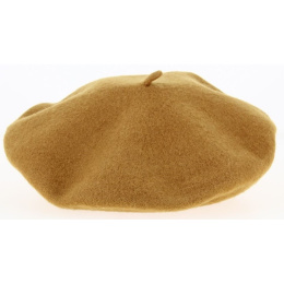 Béret Classique Laine Moutarde - Traclet