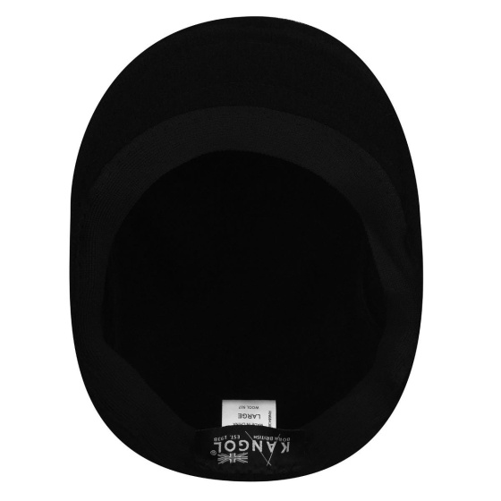 Black Wool 507 Cap - Kangol