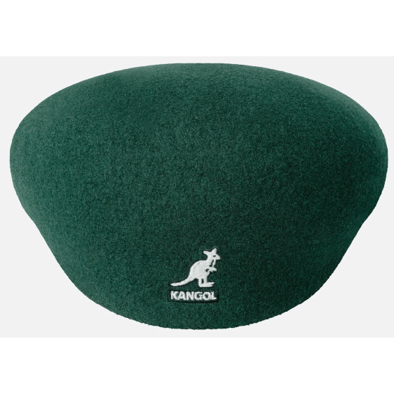 Emerald Wool 504 Flat Cap - Kangol