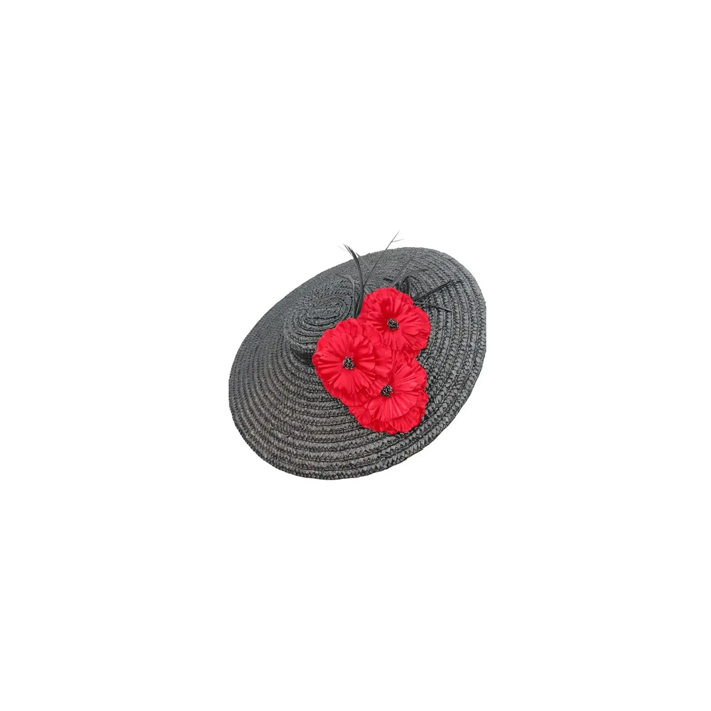 Chapeau Provençal Pamela Carmina Paille Noir - Traclet  Reference : 22464| Chapellerie Traclet
